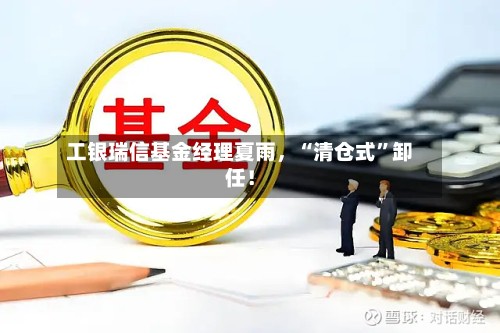 工银瑞信基金经理夏雨，“清仓式”卸任！-第2张图片