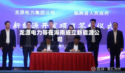 龙源电力等在海南成立新能源公司